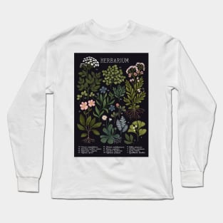 Herbarium Dark Long Sleeve T-Shirt